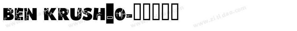 Ben Krush_0字体转换